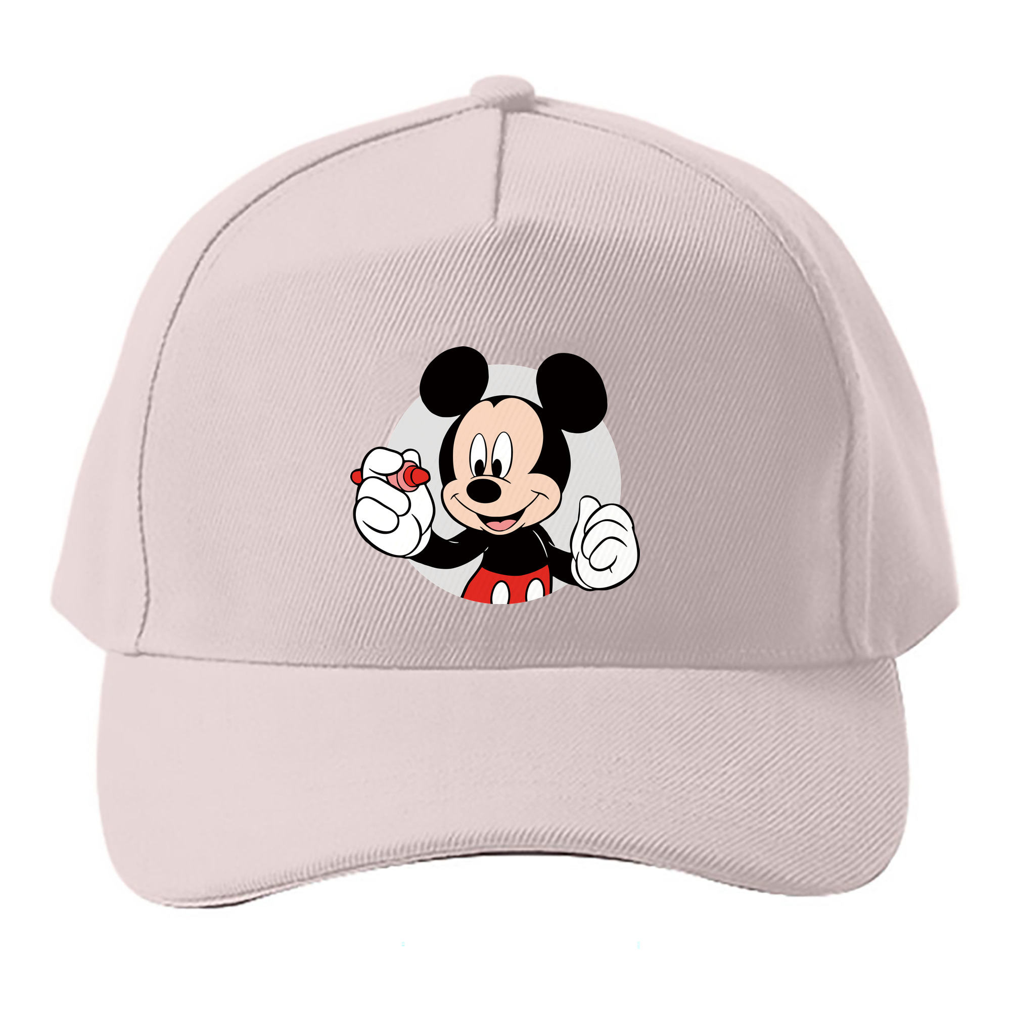 （画像用） ミッキーマウス Mickey Mouse ベースボールキャップ 綿100％ 男女兼用 帽子 スポーツ